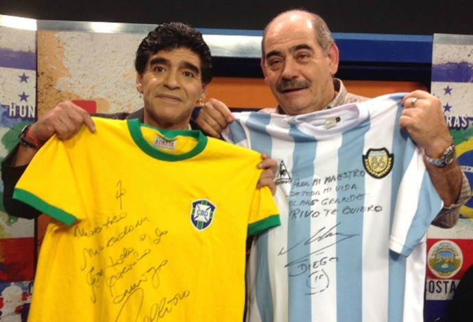 Rivelino e Maradona