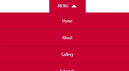 Simple Responsive Navigation Menu