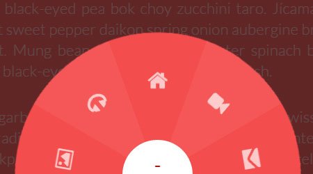 Circular Navigation Responsive Menu