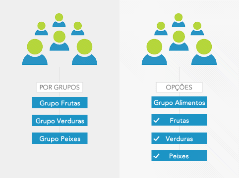 E-Mail Marketing - Grupos ou Opções?