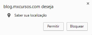 Autorização - Utilizar o API de geolocalização com HTML5