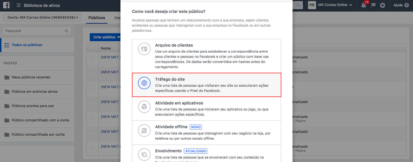 Faça retargeting