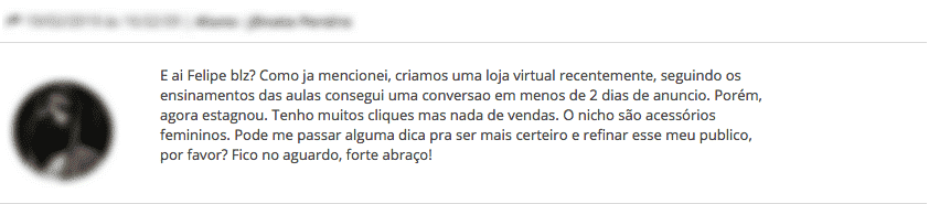 Facebook Ads - Dúvida de aluno